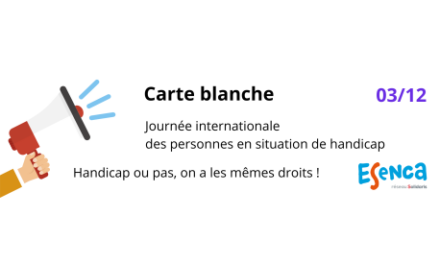 Carte blanche : Journée internationale des personnes en situation de handicap